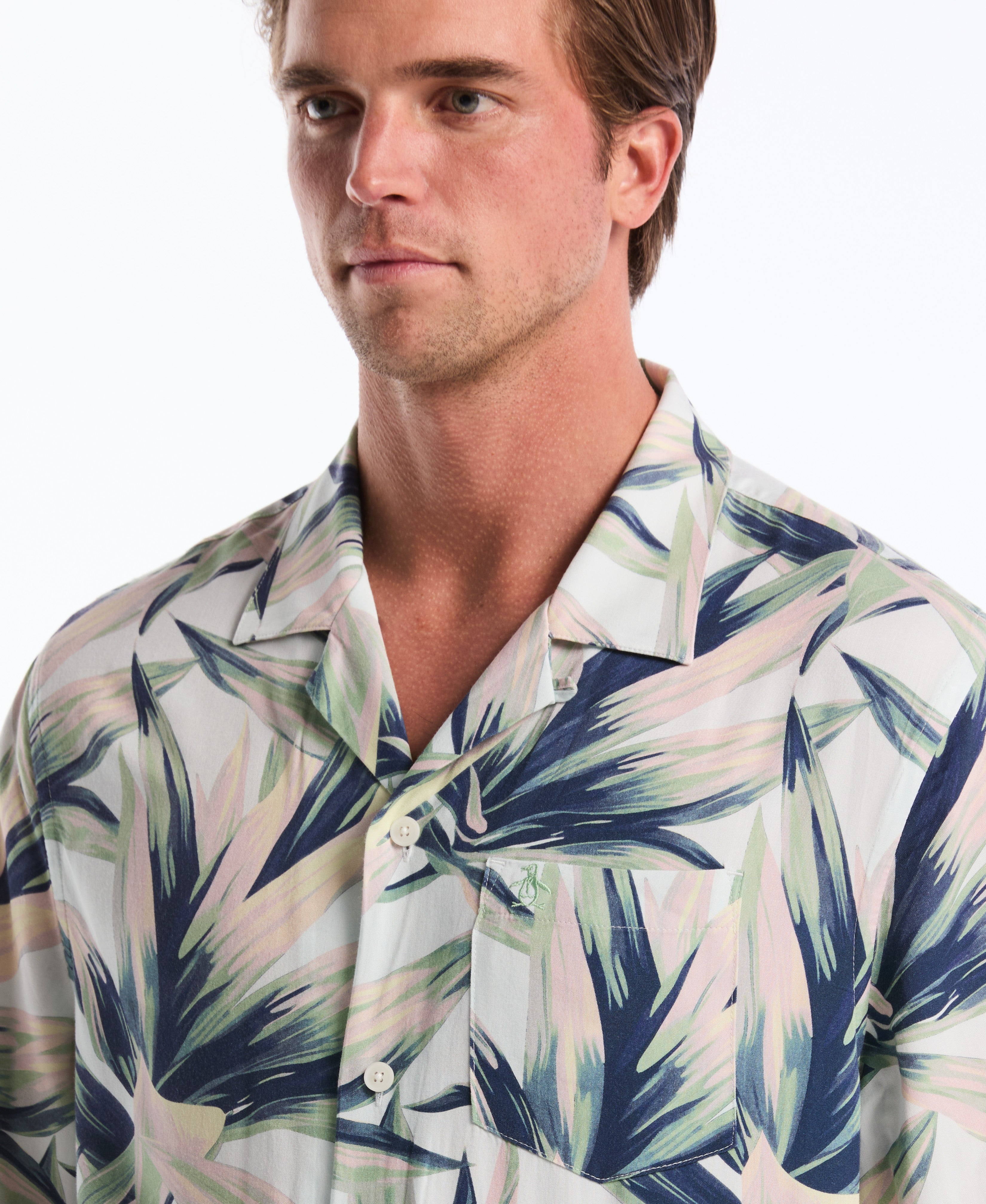 All-Over Succulent Camp Shirt